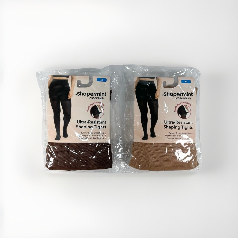 Shapermint Ultra Resistant Shaping Tights XL Set Of 2 #31048